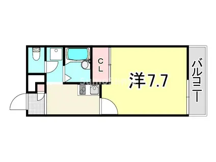 レオパレスターク(1K/2階)の間取り写真