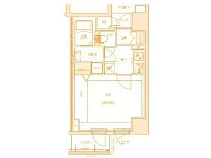 ディーシーガーデン京都西(1K/7階)の間取り写真