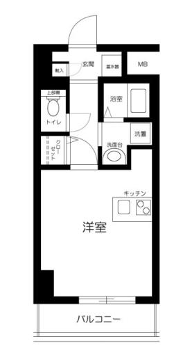 FORTIS水天宮前(ワンルーム/5階)の間取り写真