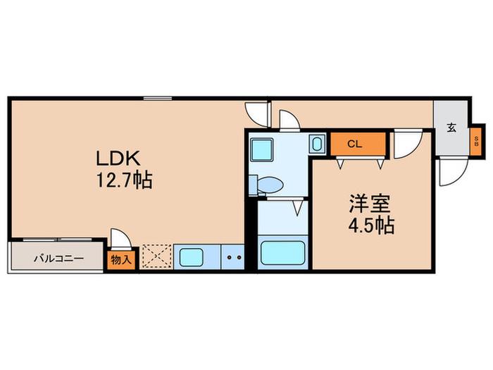 アーバンステージ千石II(1LDK/1階)の間取り写真