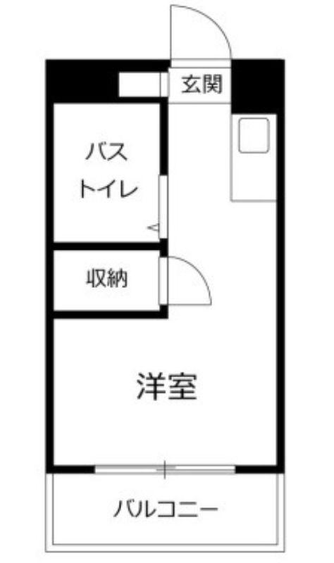 エクセルオリオノ(ワンルーム/5階)の間取り写真