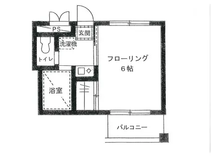 アンドウビル(1K/2階)の間取り写真