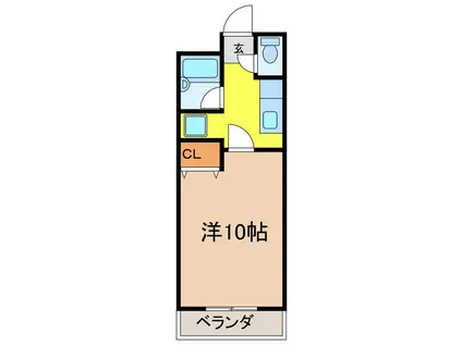 メゾン南昭和(1K/5階)の間取り写真