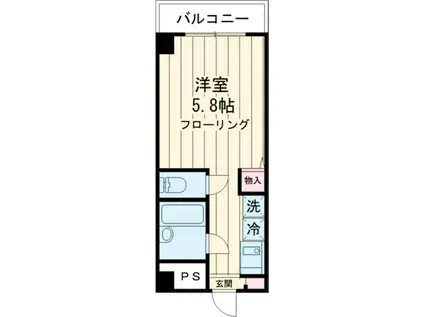 EIGHTYEIGHTタチカワ(ワンルーム/4階)の間取り写真