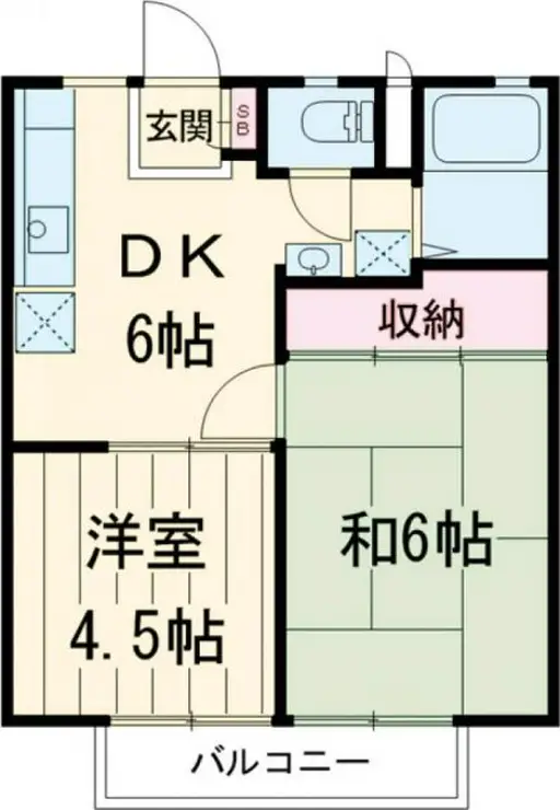 ピュアリティ多摩 1階階 間取り