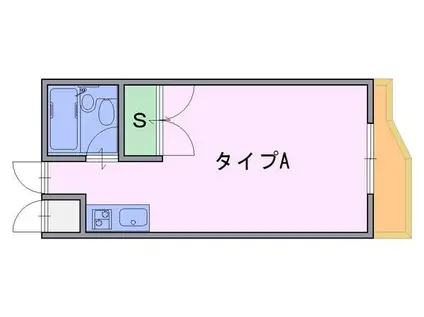 グリーンフィル 1(ワンルーム/1階)の間取り写真