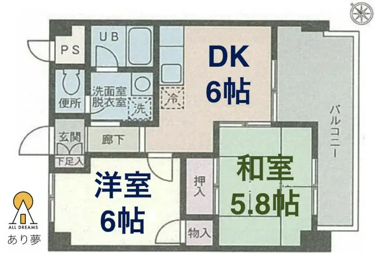 トレゾァ横浜 9階階 間取り