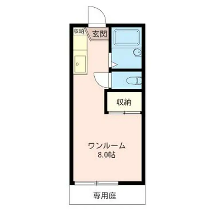 ジュネス川越 1階階 間取り