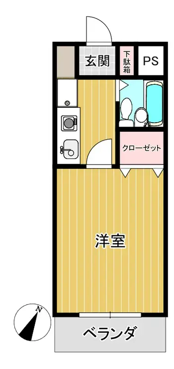 リーセントパレス宮崎 4階階 間取り