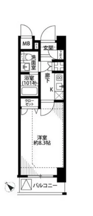 プレール・ドゥーク東京EASTIII 3階階 間取り