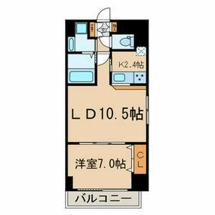 レジデンシアカルマール 8階階 間取り