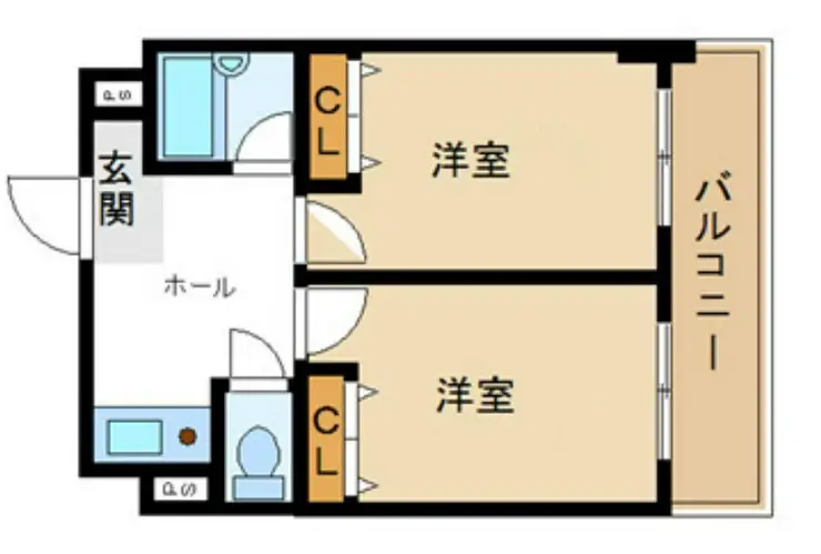 コーポ代々木上原 5階階 間取り