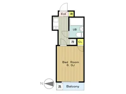 ワコーレよみうりランド(1K/3階)の間取り写真