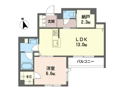 ピン シャン(1SLDK/1階)の間取り写真