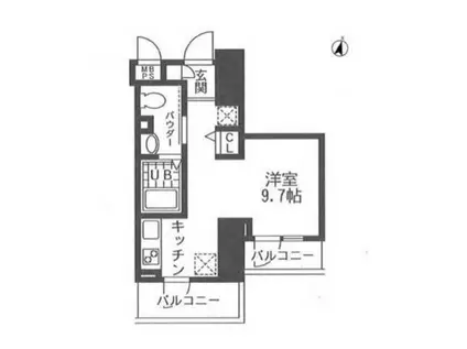 BREEZE TERRACE(ワンルーム/3階)の間取り写真