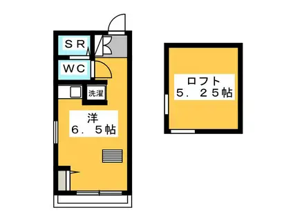 ヴァンヴェール上石神井南(ワンルーム/2階)の間取り写真