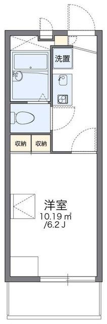 レオパレス中宗岡(1K/3階)の間取り写真