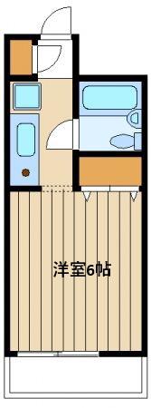 マートルコート桜台(ワンルーム/2階)の間取り写真