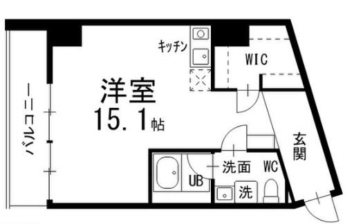 PLUSM MOTOYAMA(ワンルーム/3階)の間取り写真