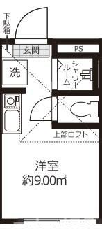 STUDIO APARTMENT東池袋(ワンルーム/3階)の間取り写真