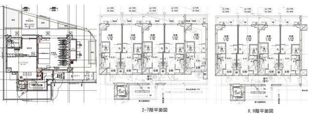 プレール・ドゥーク川崎III(1K/2階)の間取り写真