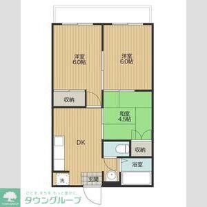 斎藤マンション(3DK/3階)の間取り写真