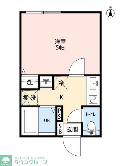 SENYO SQUARE 武蔵小杉(1K/3階)の間取り写真