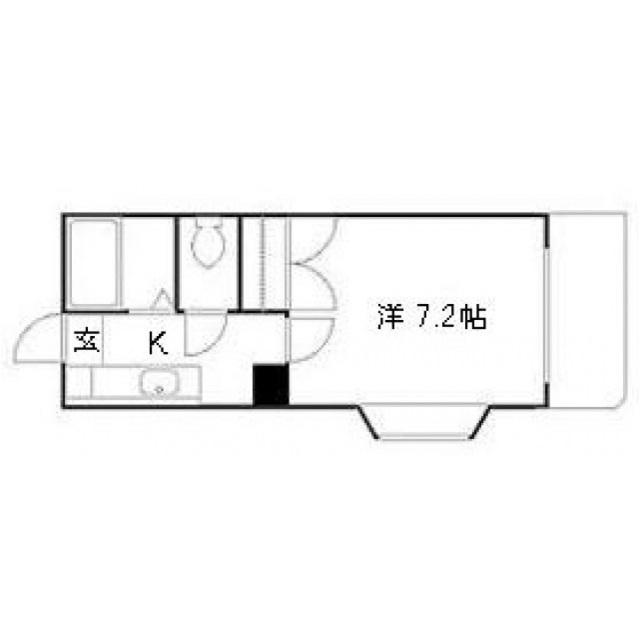 アーバンクレスト(1K/2階)の間取り写真