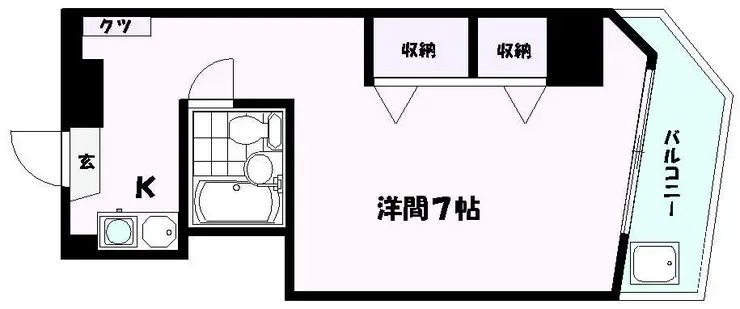 ツルジンビル 3階階 間取り