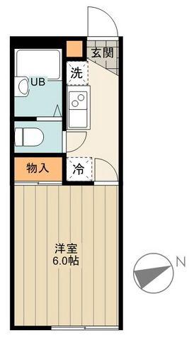 レオパレスいずみ(1K/3階)の間取り写真