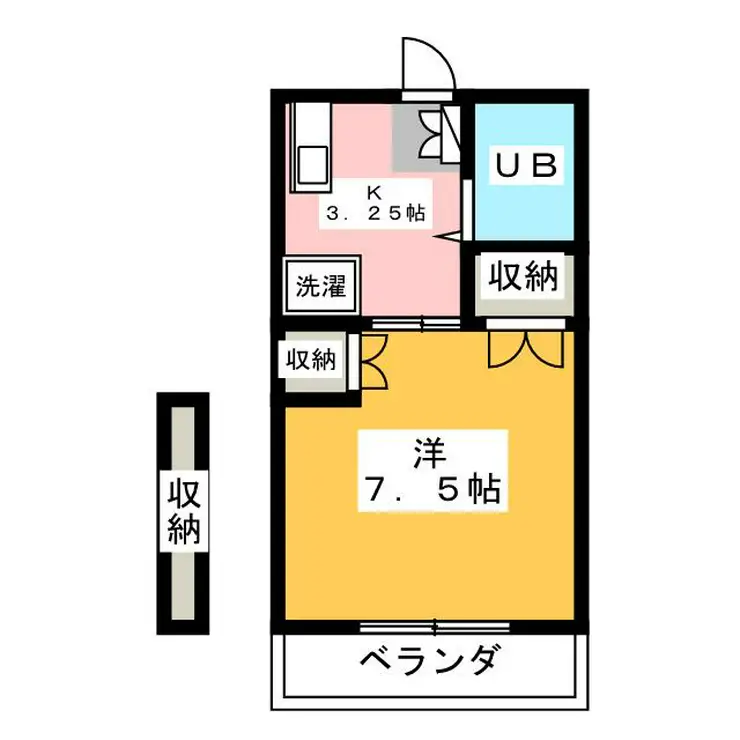 仲町レヂデンス 2階階 間取り