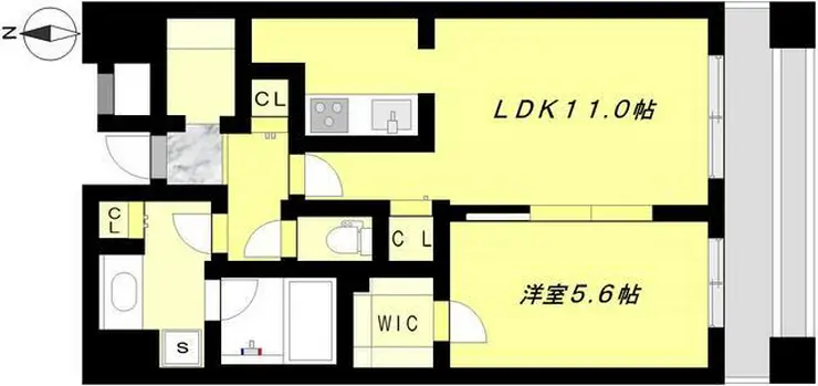 エスティメゾン笹塚 7階階 間取り