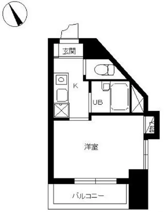 スカイコート文京本郷 4階階 間取り