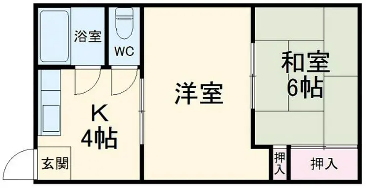 コーポ86 2階階 間取り