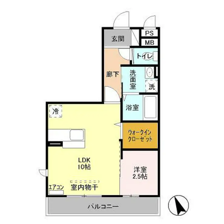 パストラル 2階階 間取り