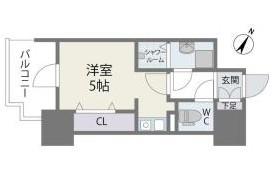 MODERN PALAZZO 天神南II(ワンルーム/2階)の間取り写真