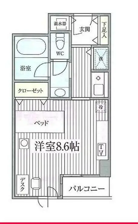 コンフォート荻窪 2階階 間取り