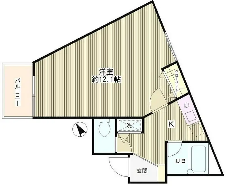 ラルゴ西早稲田 3階階 間取り