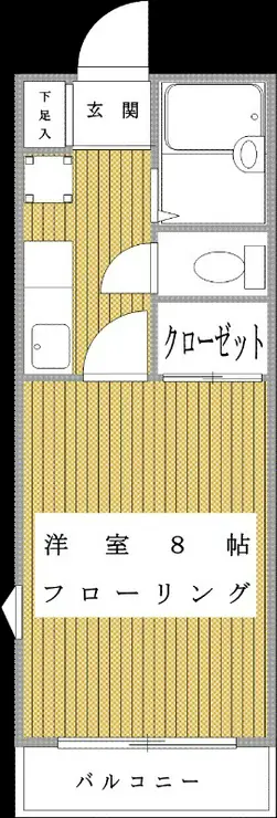 メゾンINA 2階階 間取り