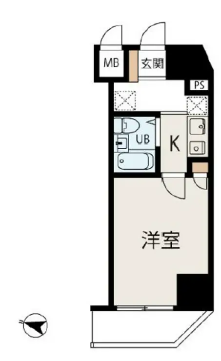 菱和パレス高輪台 2階階 間取り