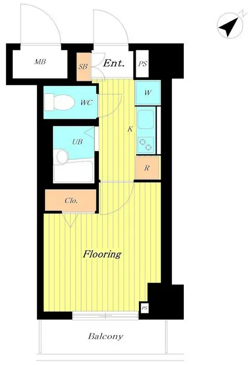 メインステージ銀座 6階階 間取り