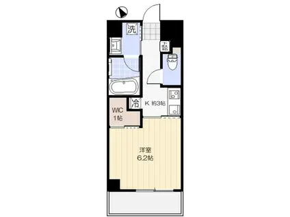 ダン・ラベニール北新宿(1K/3階)の間取り写真