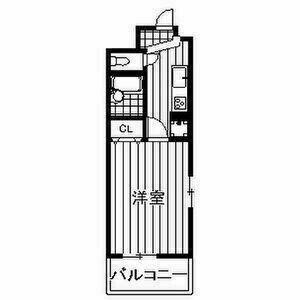 ルミエール(1K/2階)の間取り写真