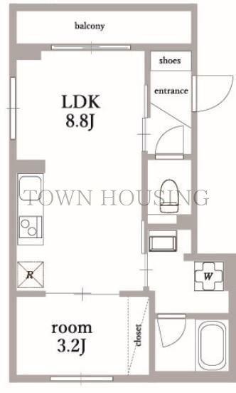 ケイズ表参道(1LDK/1階)の間取り写真