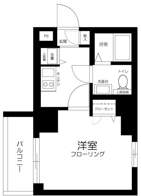 スカイコート三越前壱番館(1K/3階)の間取り写真