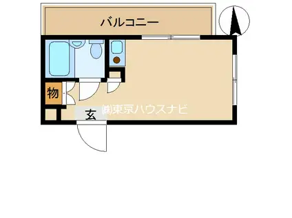 ユースハイム東尾久(ワンルーム/3階)の間取り写真