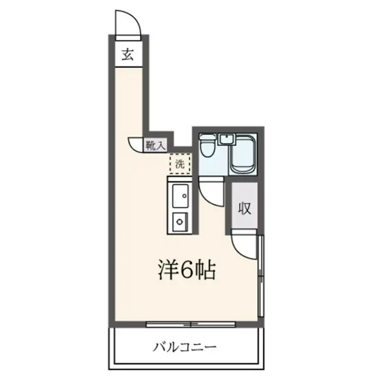 メゾン東中野 2階階 間取り