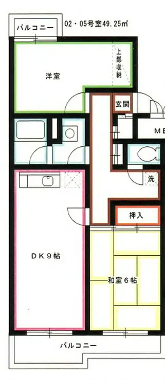 ロイヤルパレス 1階階 間取り