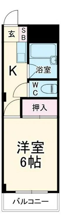 ファミール並木 3階階 間取り
