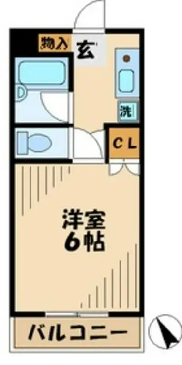クィーンズタウン 3階階 間取り